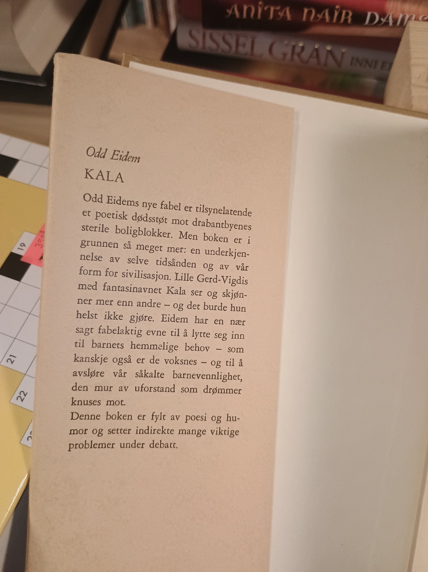 Det fjerde øye: Flaneringer og fortellinger, Odd Eidem