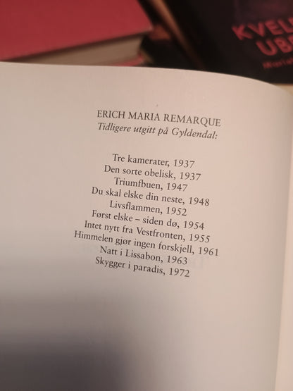 Tre kamerater, Erich Maria Remarque