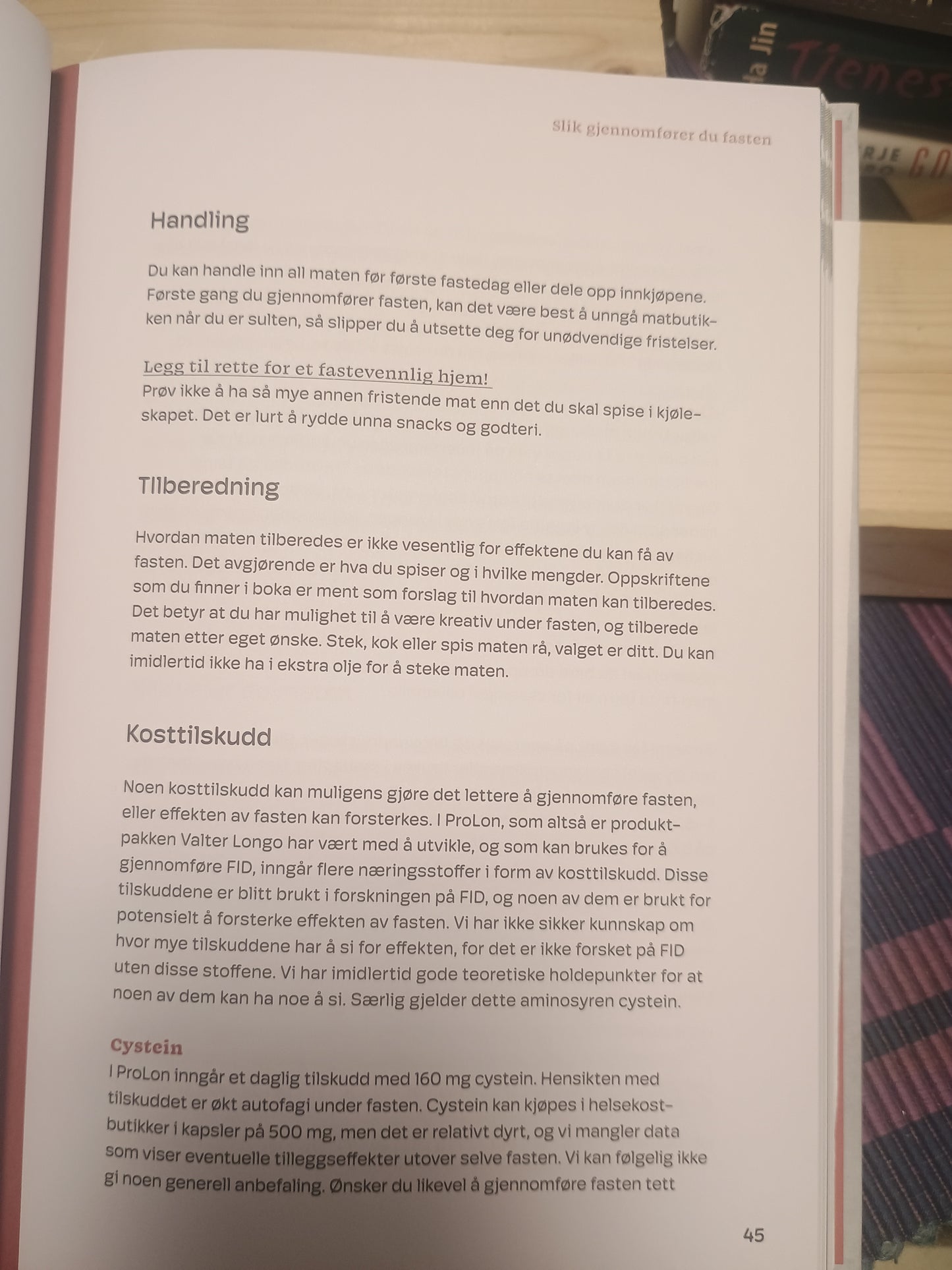 Femdagers nullstilling; Forny kroppen innenfra med spisende faste, Inge Lindseth og Susan Stave