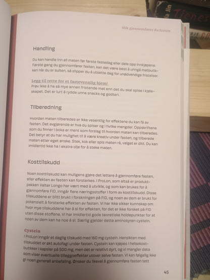 Femdagers nullstilling; Forny kroppen innenfra med spisende faste, Inge Lindseth og Susan Stave