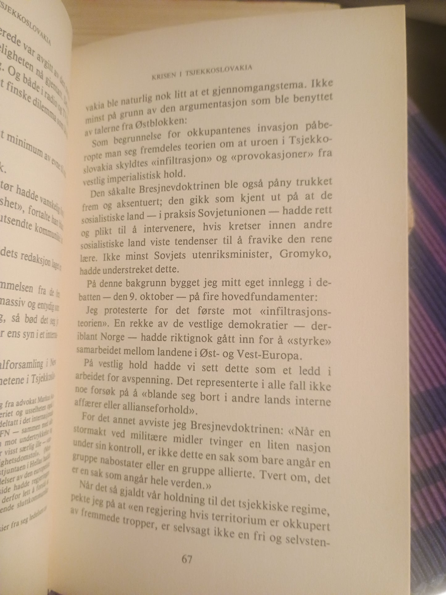 Fra borgerfred til politisk blåmandag, John Lyng