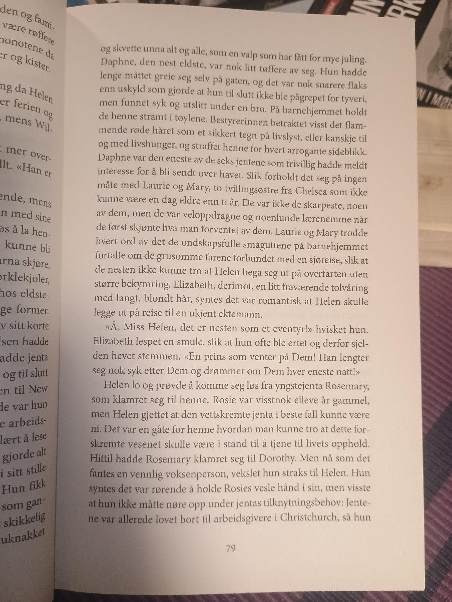 Den lange hvite skyens land, Sarah Lark