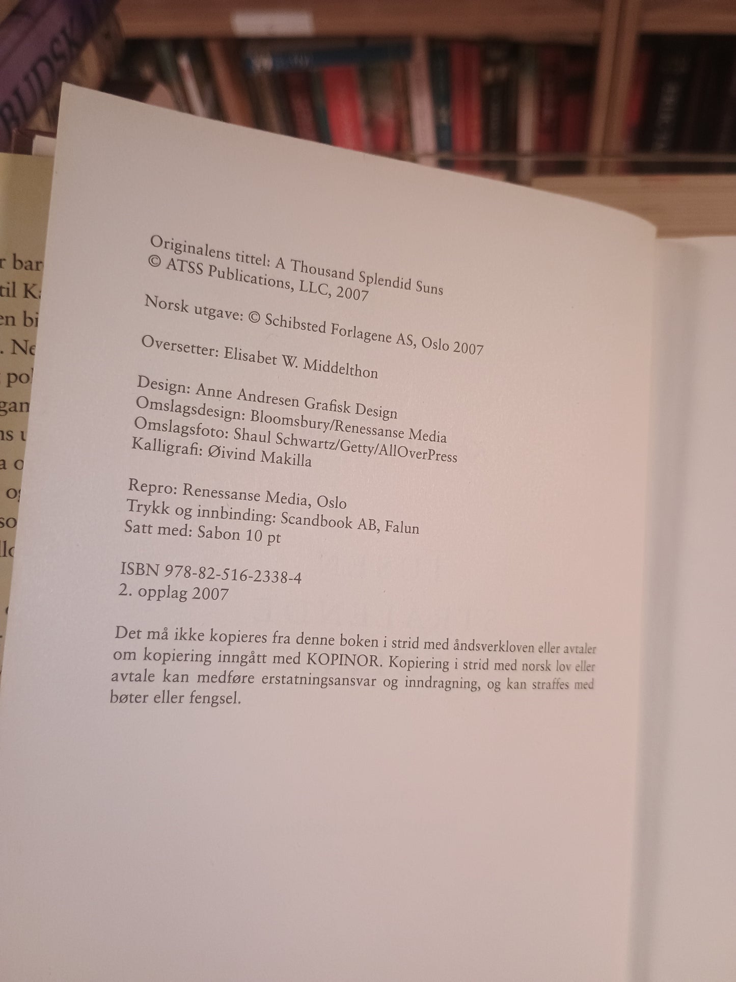 Tusen strålende soler, Khaled Hosseini
