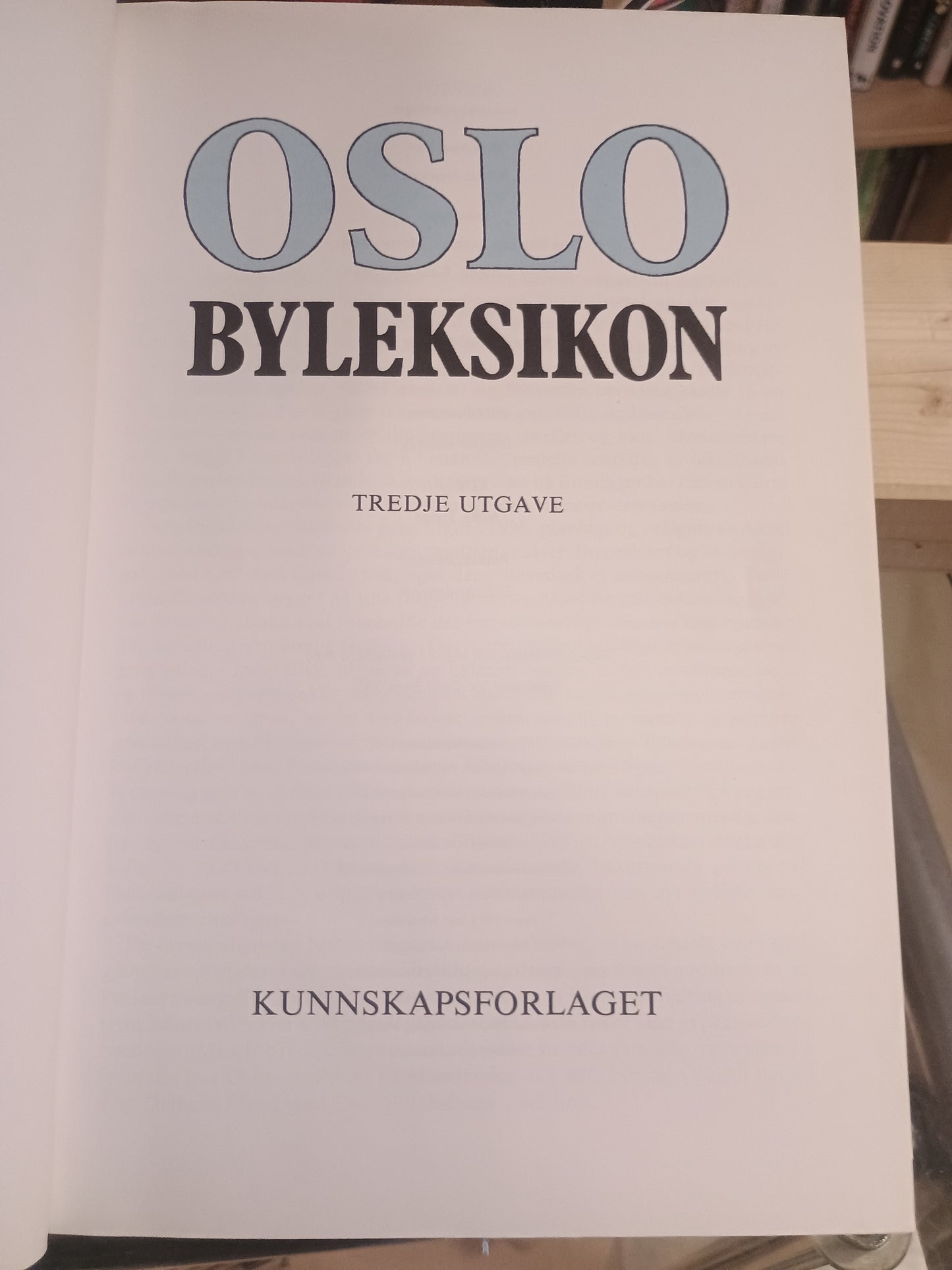 Oslo Byleksikon, Reidar Hanssen