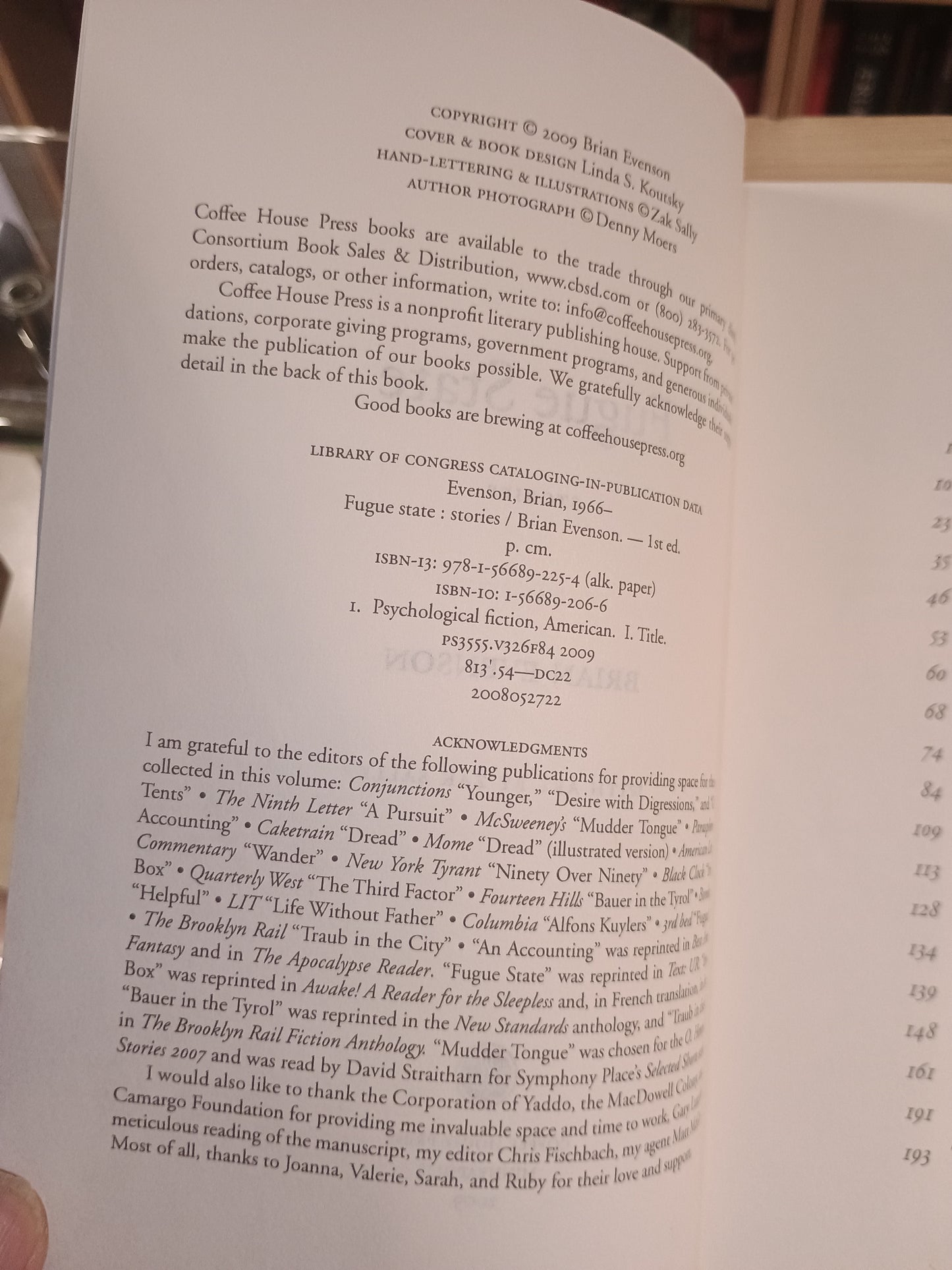 Figur State, Brian Evenson