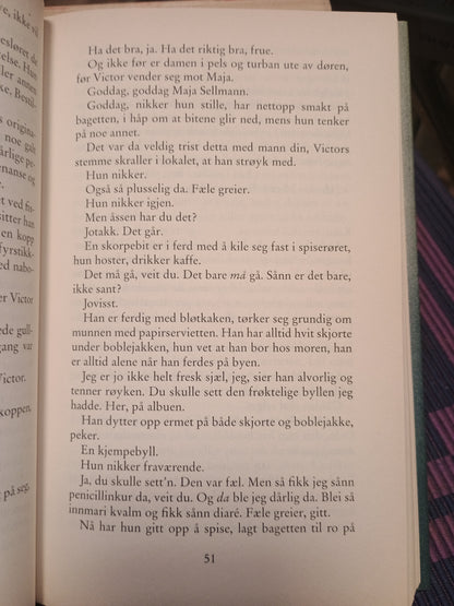 Roser i et sprukket krus, Bjørg Vik