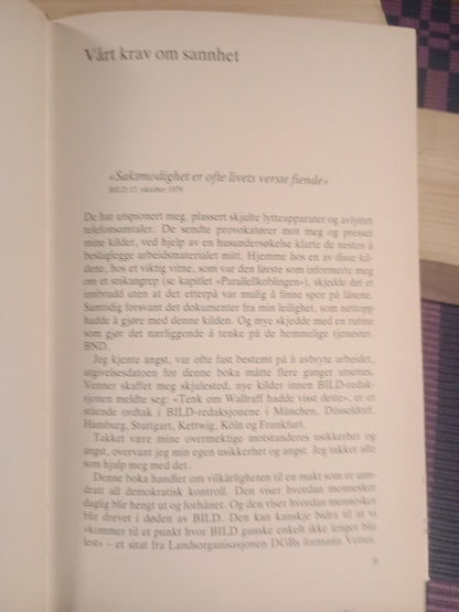 Vitnene, Günter Wallraff