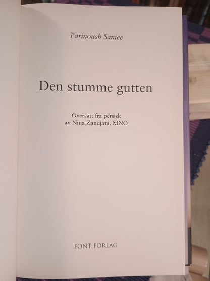 Den stumme gutten, Parinoush Saniee