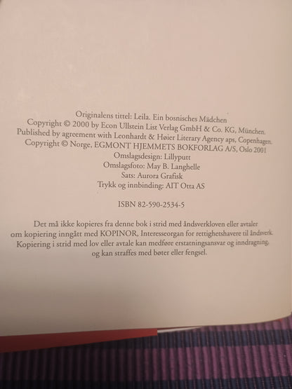Leila - et hjelpeløst offer, Alexandra Cavelius