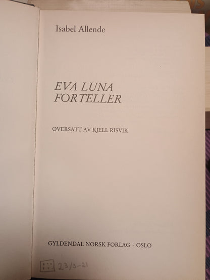 Eva Luna forteller, Isabel Allende