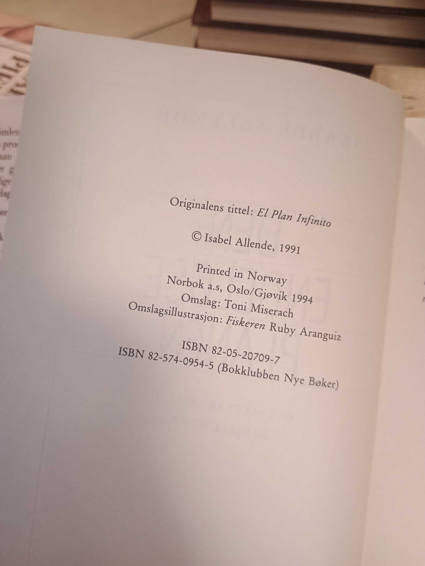 De endeløse planen, Isabel Allende