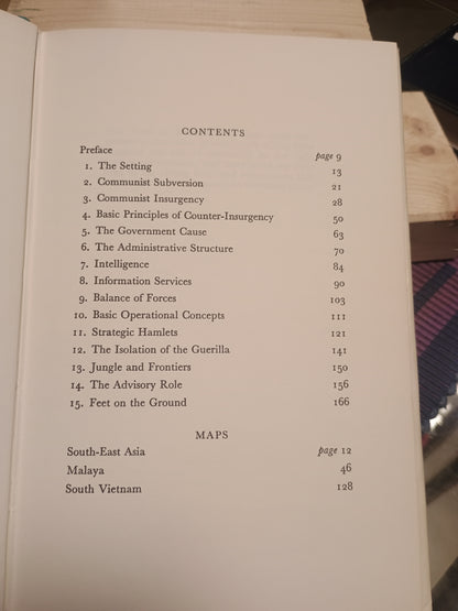 Defeating Communist Insurgency, Sir Robert Thompson