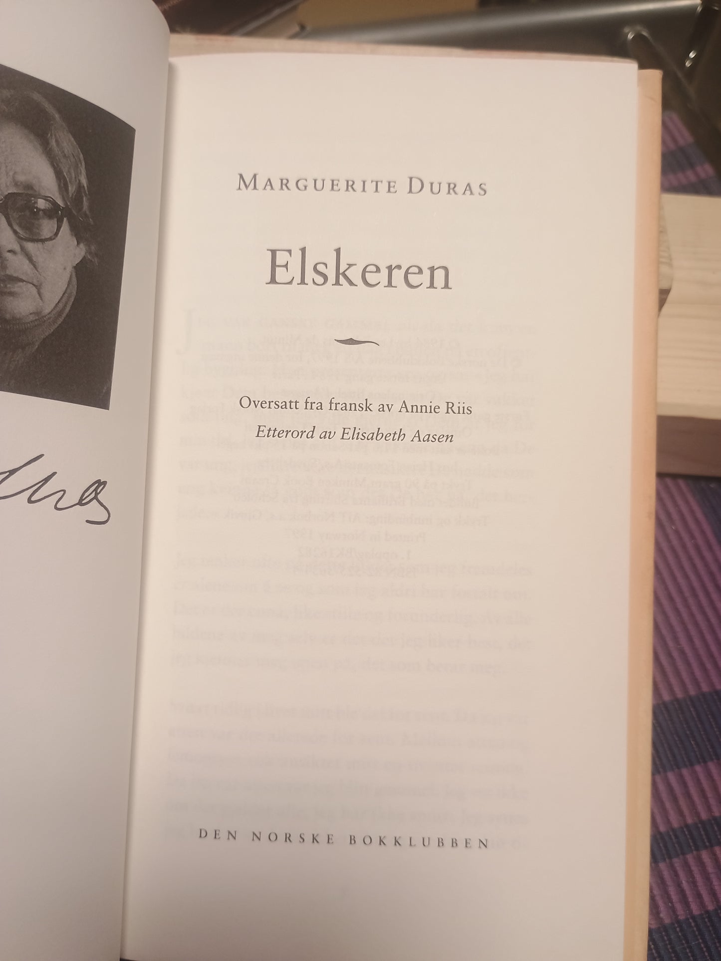 Elskeren, Marguerite Duras