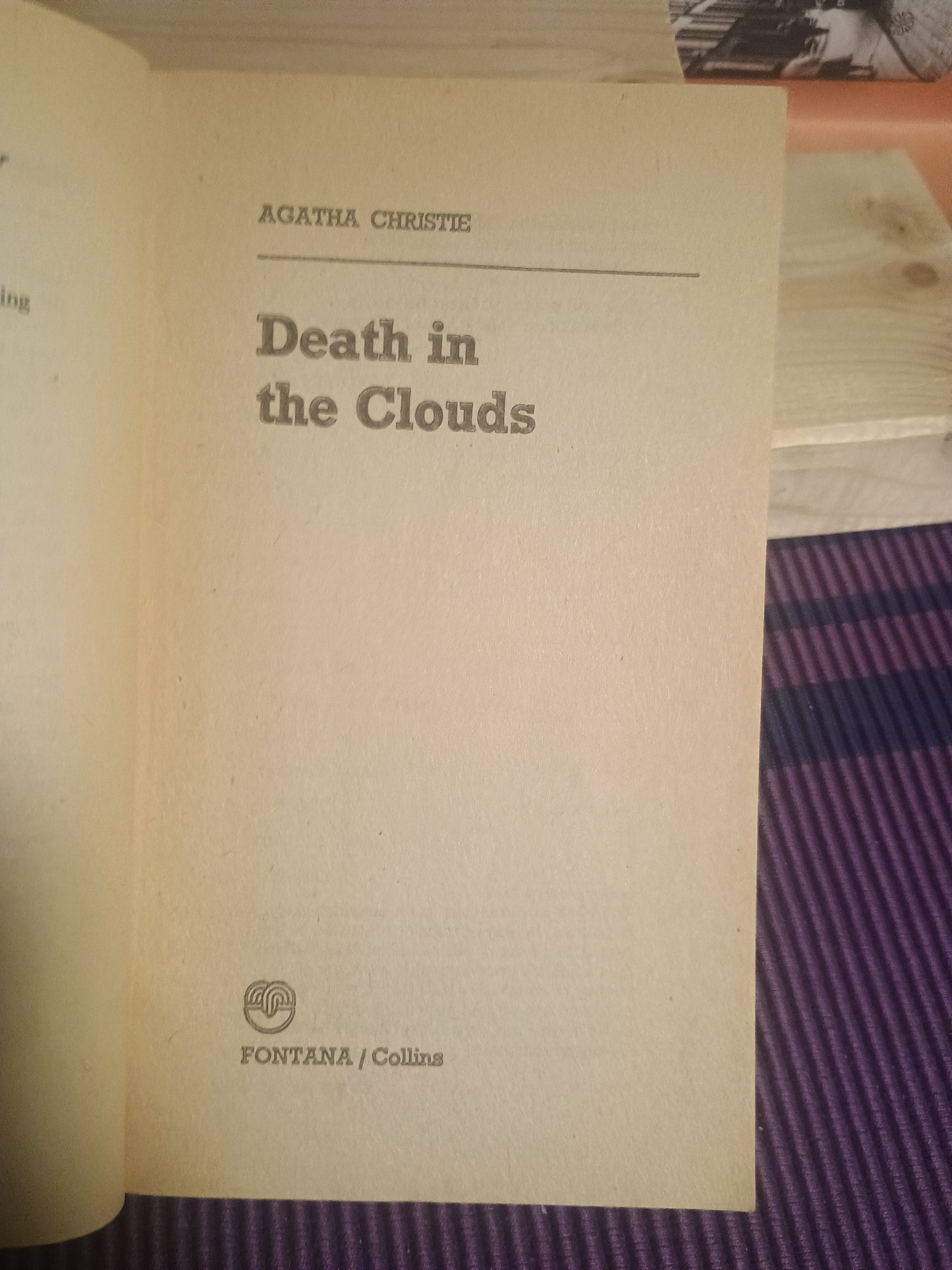 Death in the Clouds, Agatha Christie