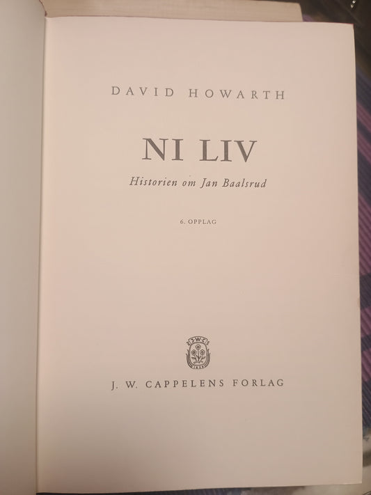 Ni liv: Historien om Jan Baalsrud, David Howarth