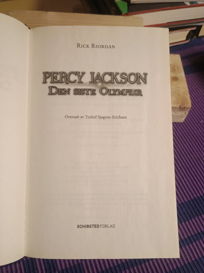 Den siste Olympier, Percy Jackson