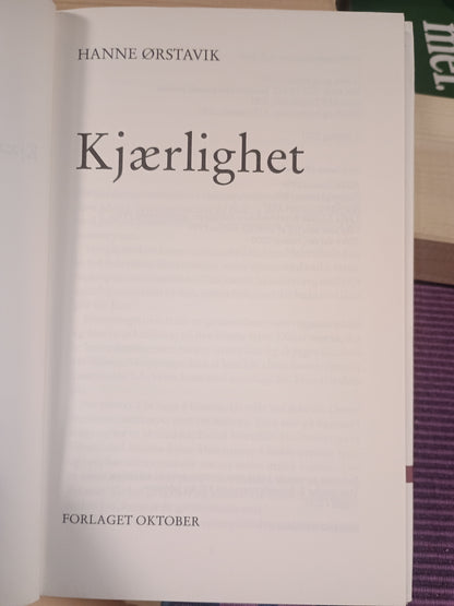 Kjærlighet, Hanne Ørstavik