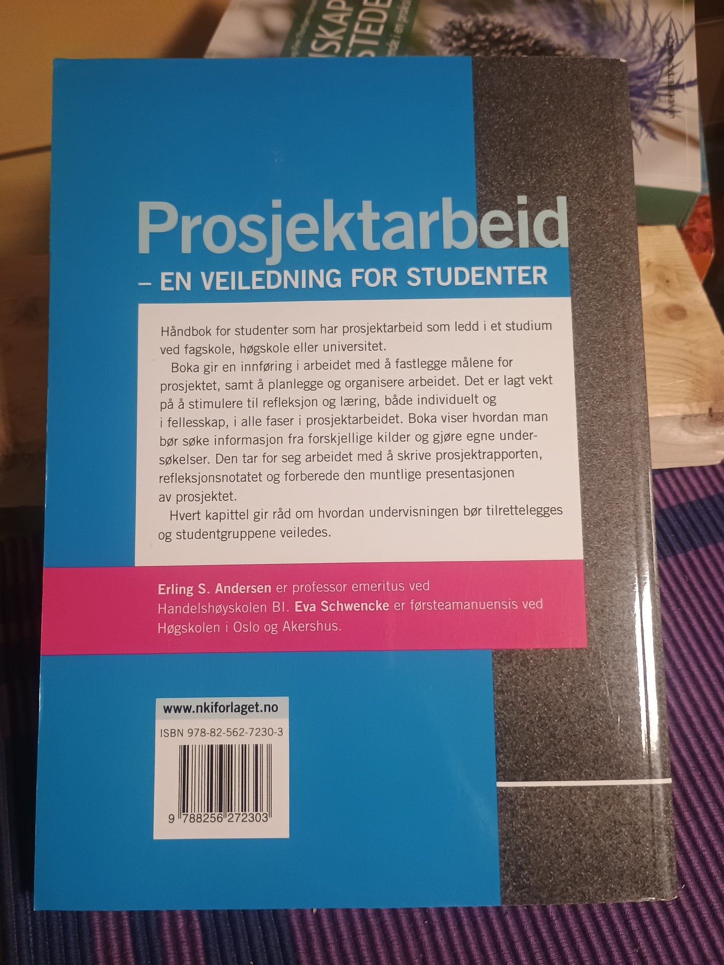 Prosjektarbeid - en veiledning for studenter, Erling S. Andersen og Eva Schwencke