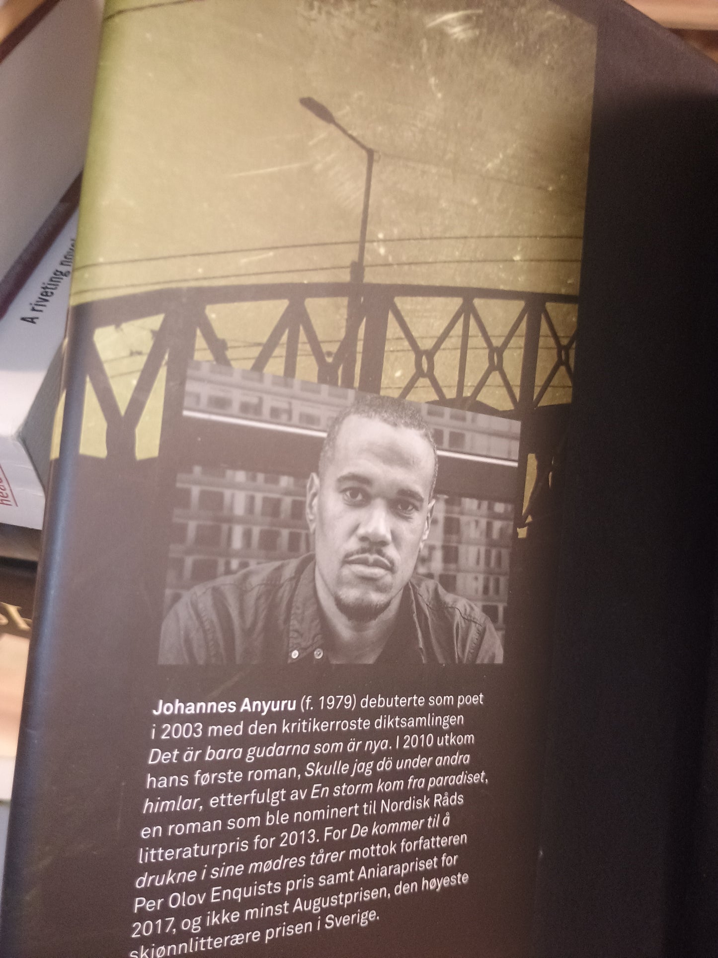 De kommer til å drukne i sine møtes tårer, Johannes Anyuru