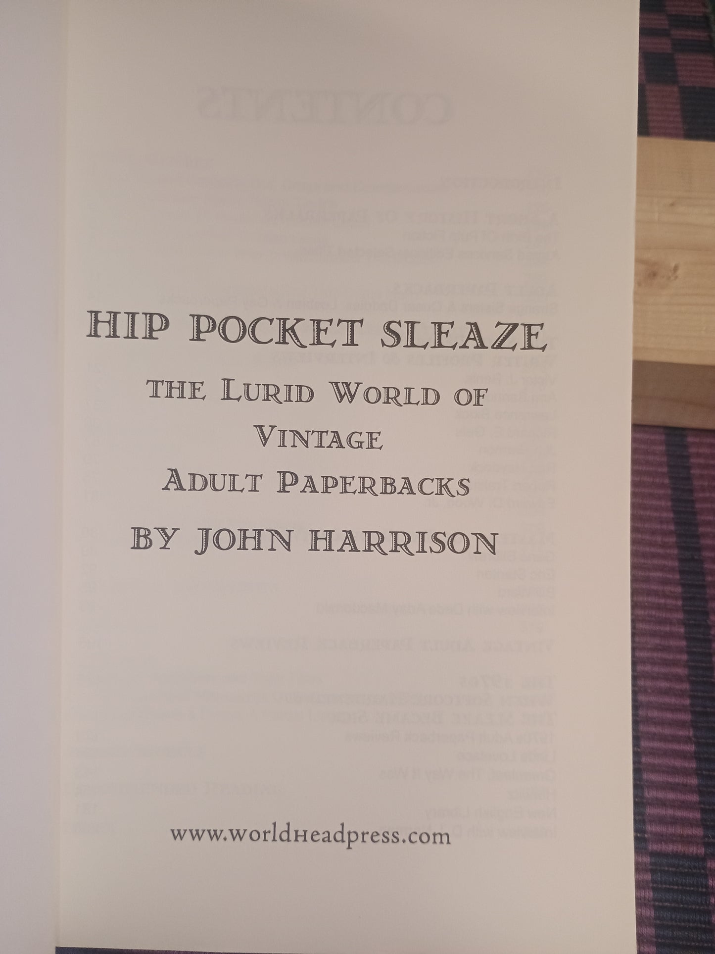 Hip Pocket Sleaze: The Lurid World of Vintage Adult Paperbacks, John Harrison