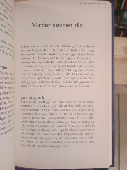 Sov bedre: Åtte trinn til bedre søvn: Steven James Linton