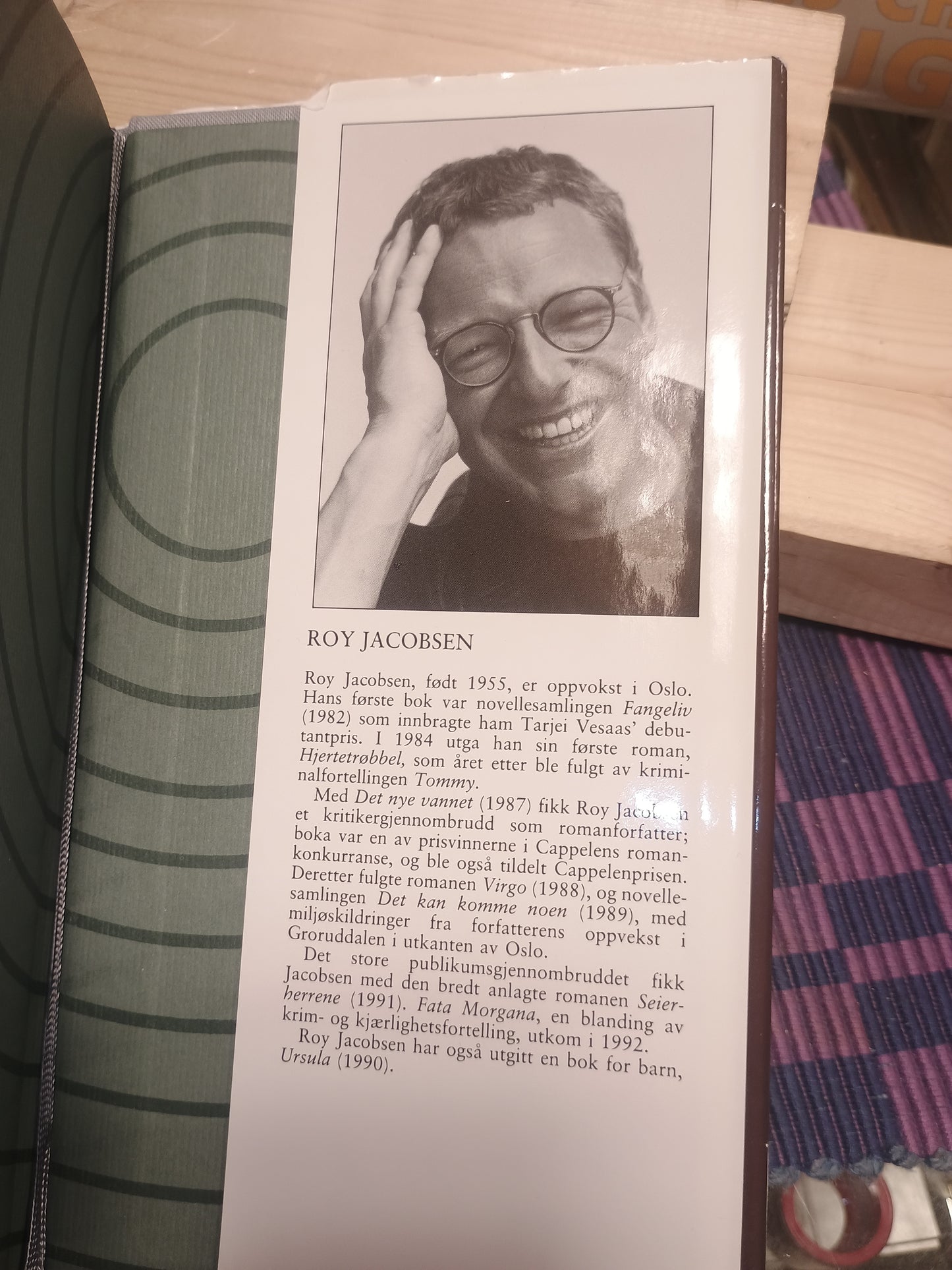 Det nye vannet, Roy Jacobsen