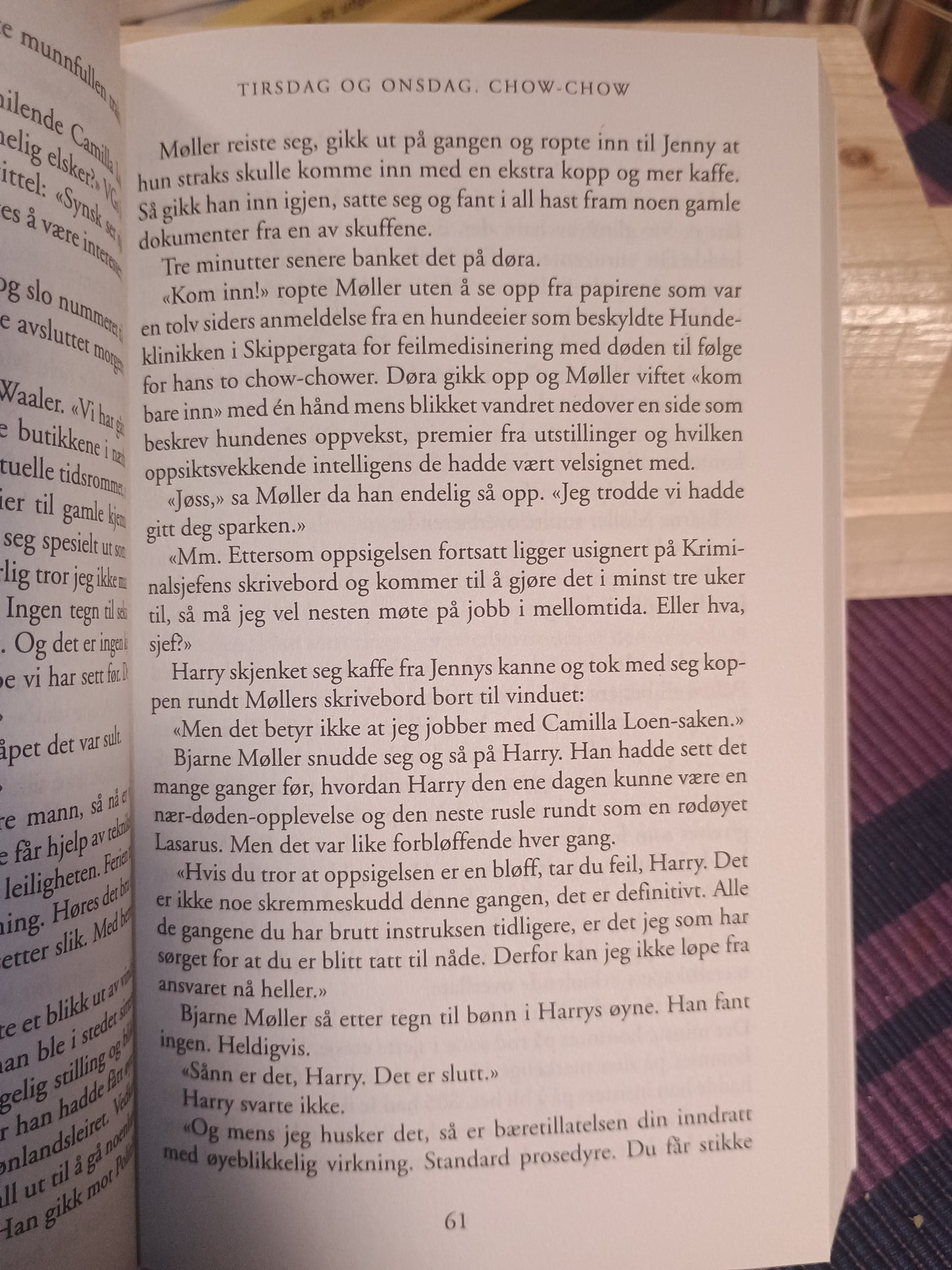 Marekors, Jo Nesbø