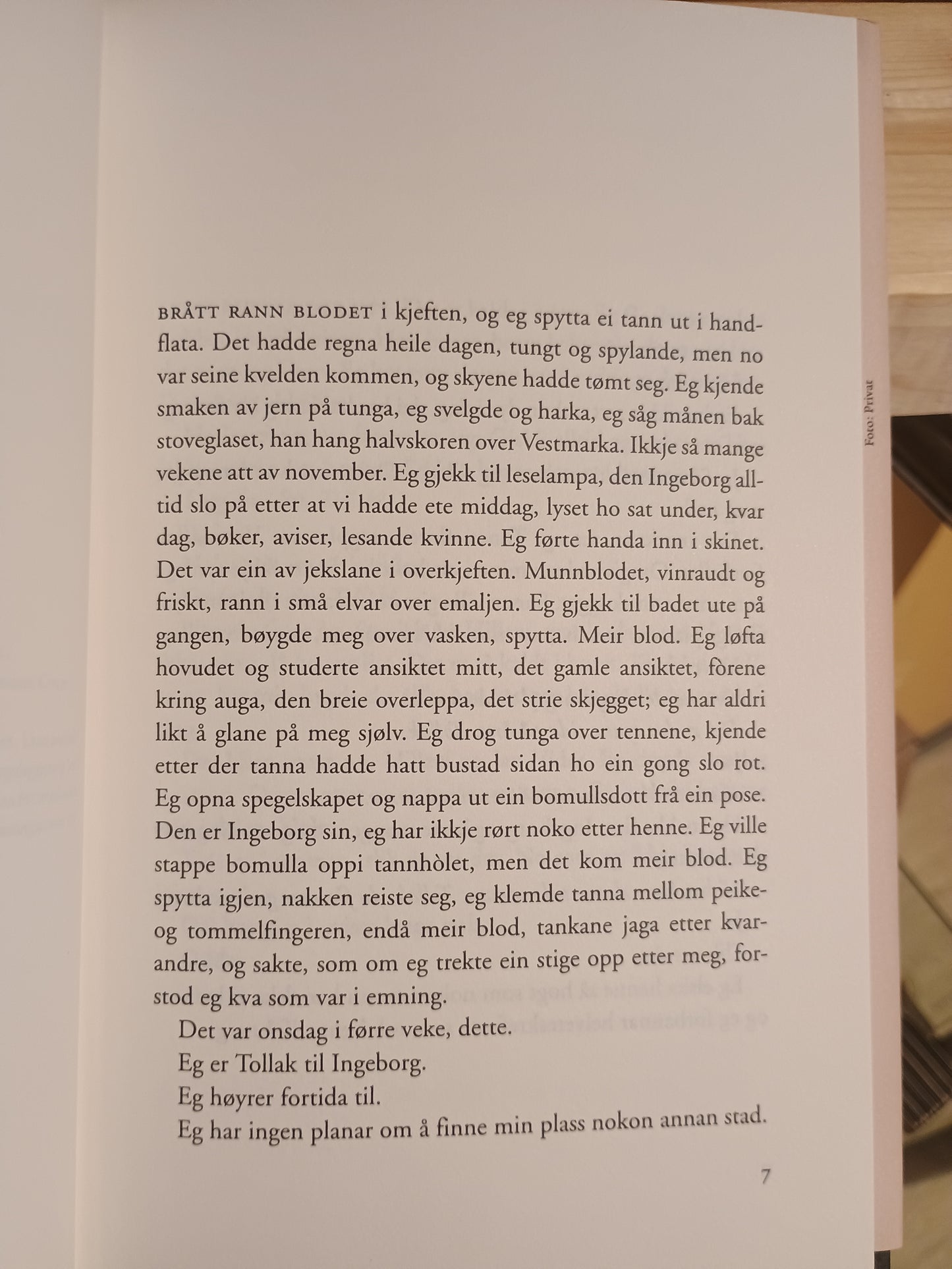 Tollak til Ingeborg, Tore Renberg