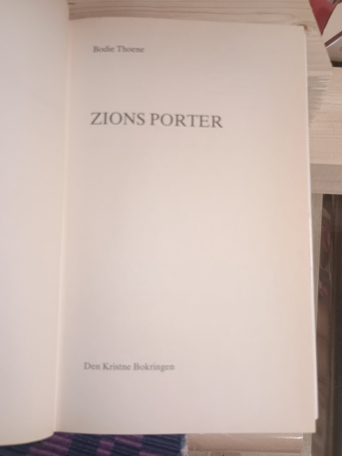 Zions Potter, Bodie Thoene