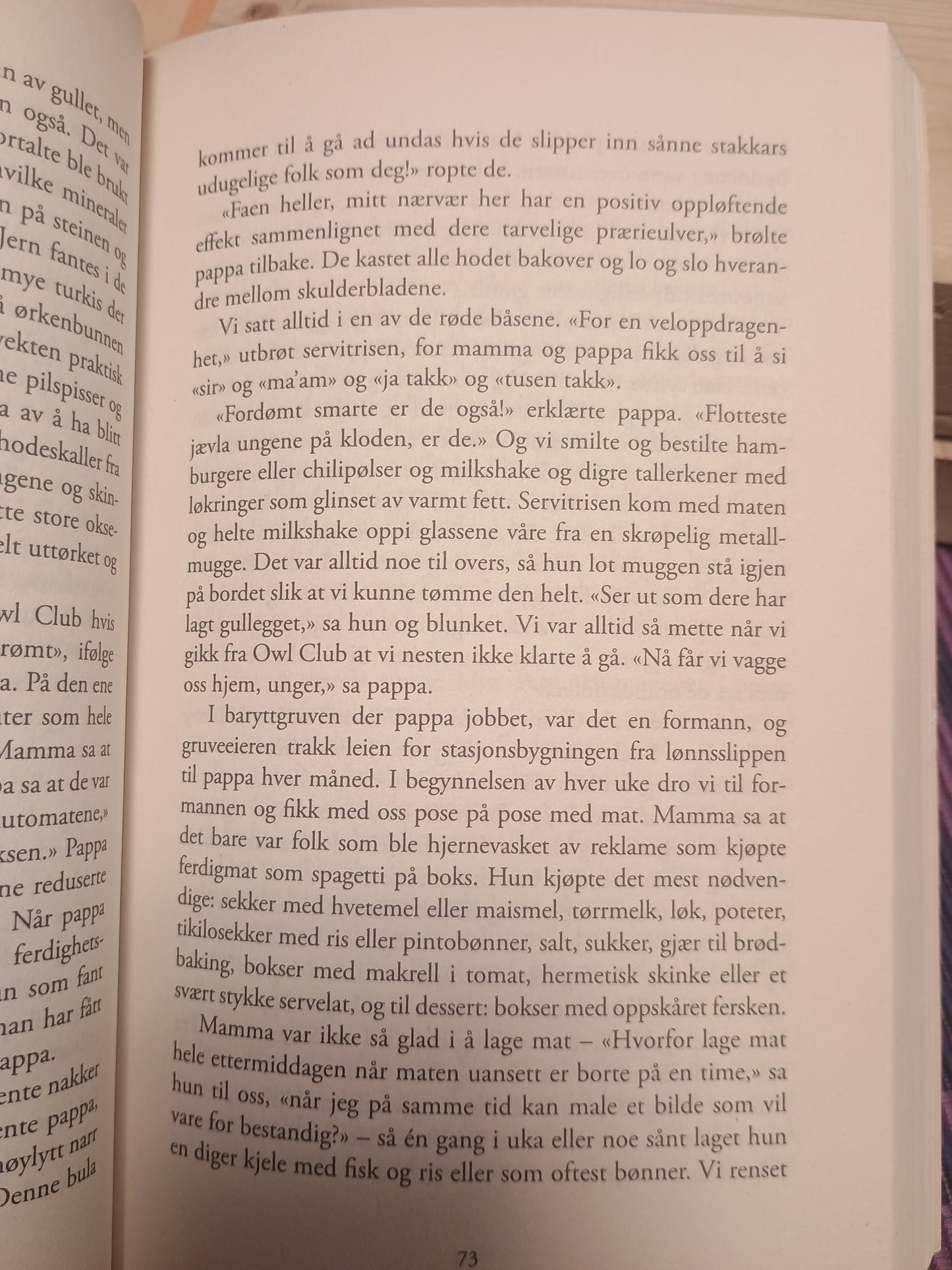 Krystall slottet, Jeannette Walls