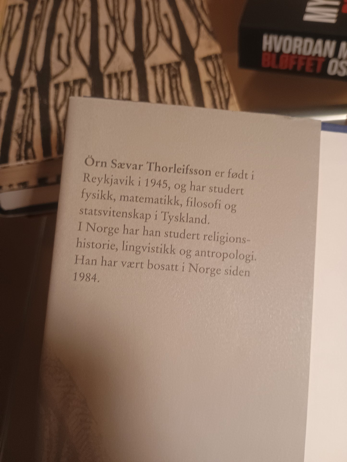 Brage: Dikt og tidsånd, Örn Sævar Thorleifsson