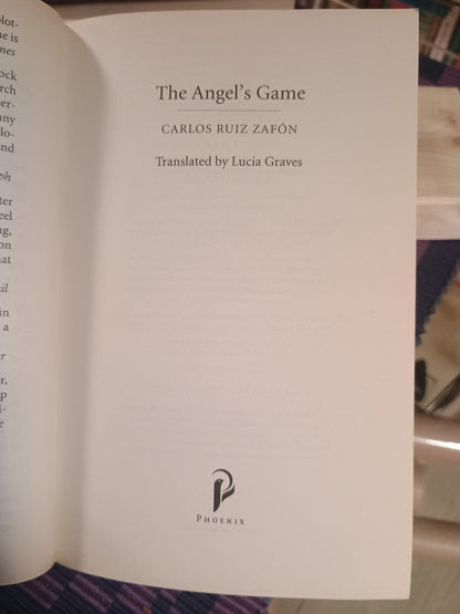 The Angel's Game, Carlos Ruiz Zafón