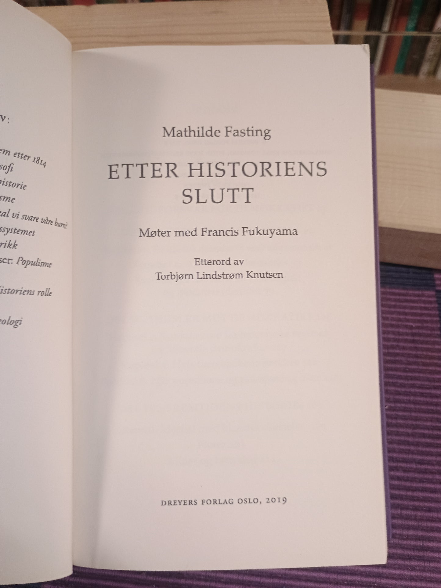Etter historiens slutt: Møter med Francis Fukuyama