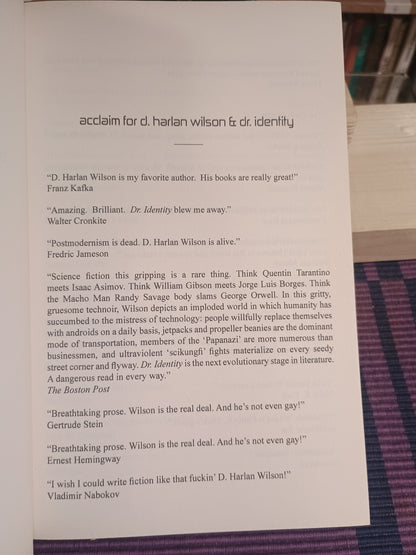 Dr. Identity, D. Harlan Wilson