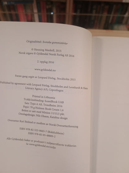 Svenske gummistøvler, Henning Mankell