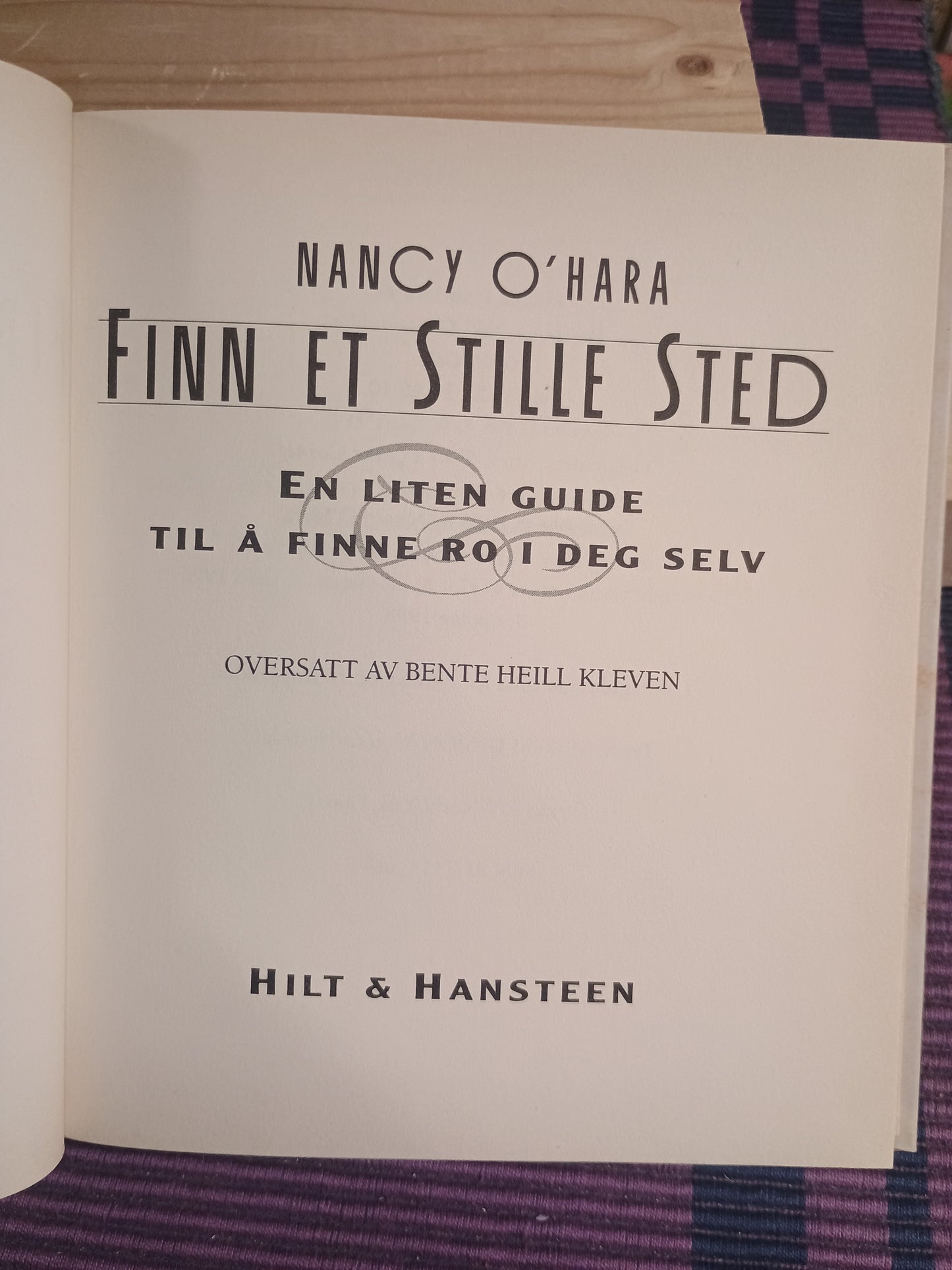 Finn et stille sted, Nancy O'Hara