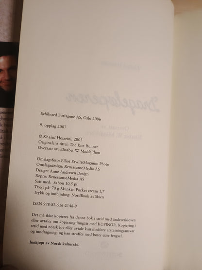 Drageløperen, Khaled Hosseini