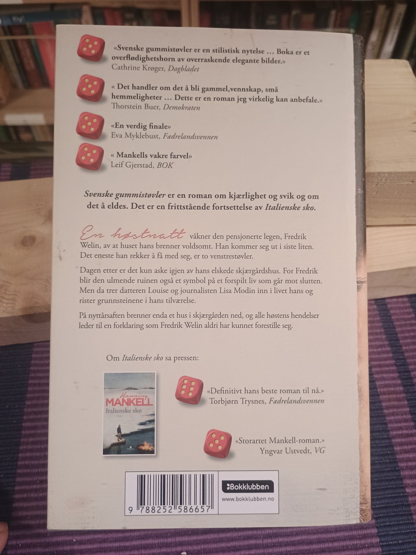 Svenske gummistøvler, Henning Mankell