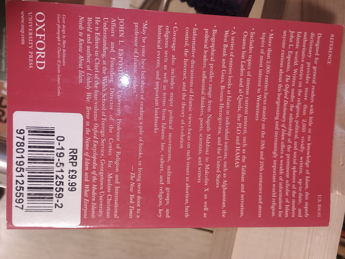 The Oxford Dictionary of Islam, John L. Esposito