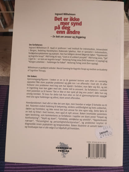 Det er ikke mer synd på deg enn andre, Ingvard Wilhelmsen