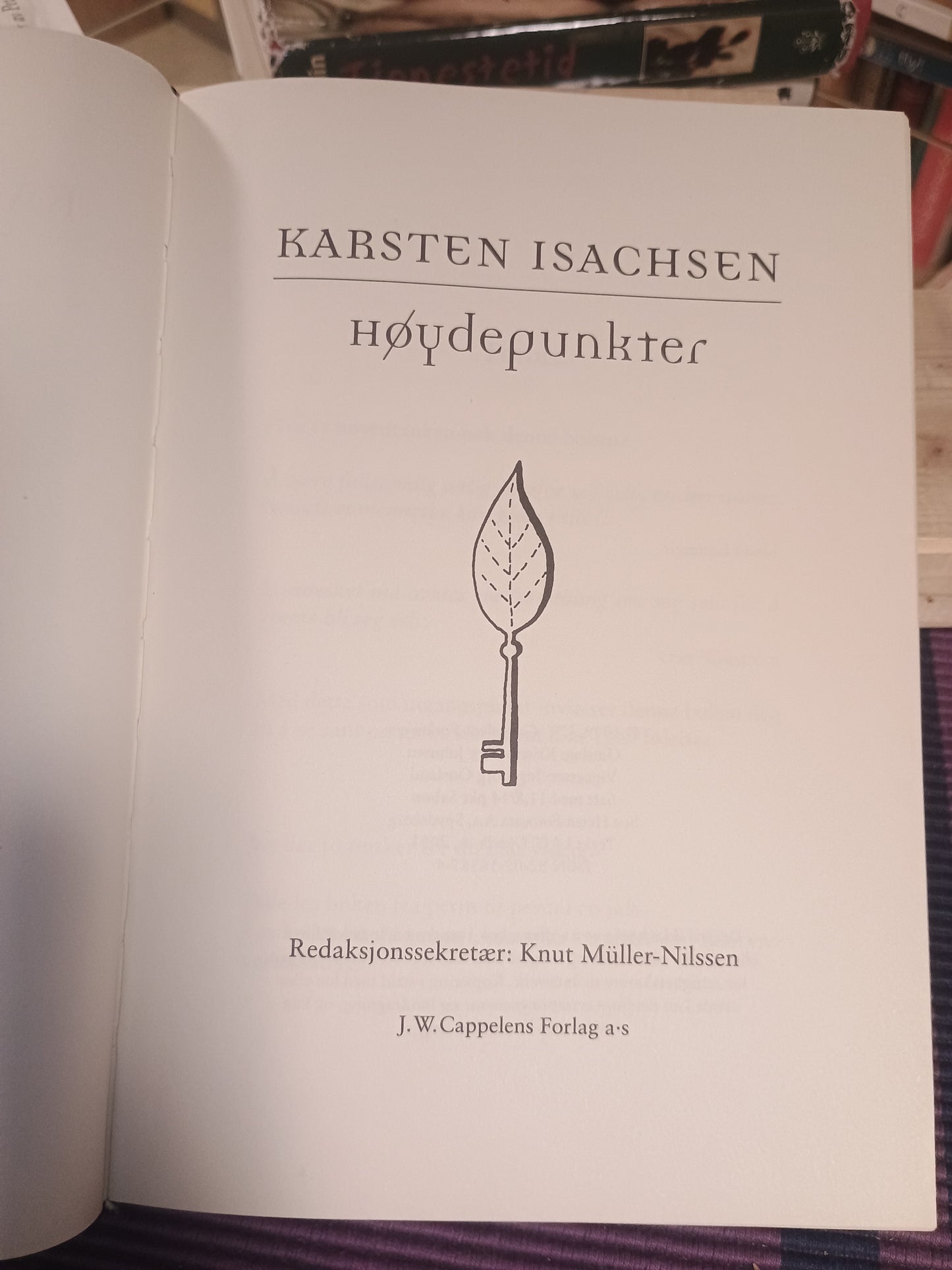 Høydepunkter, Karsten Isachsen