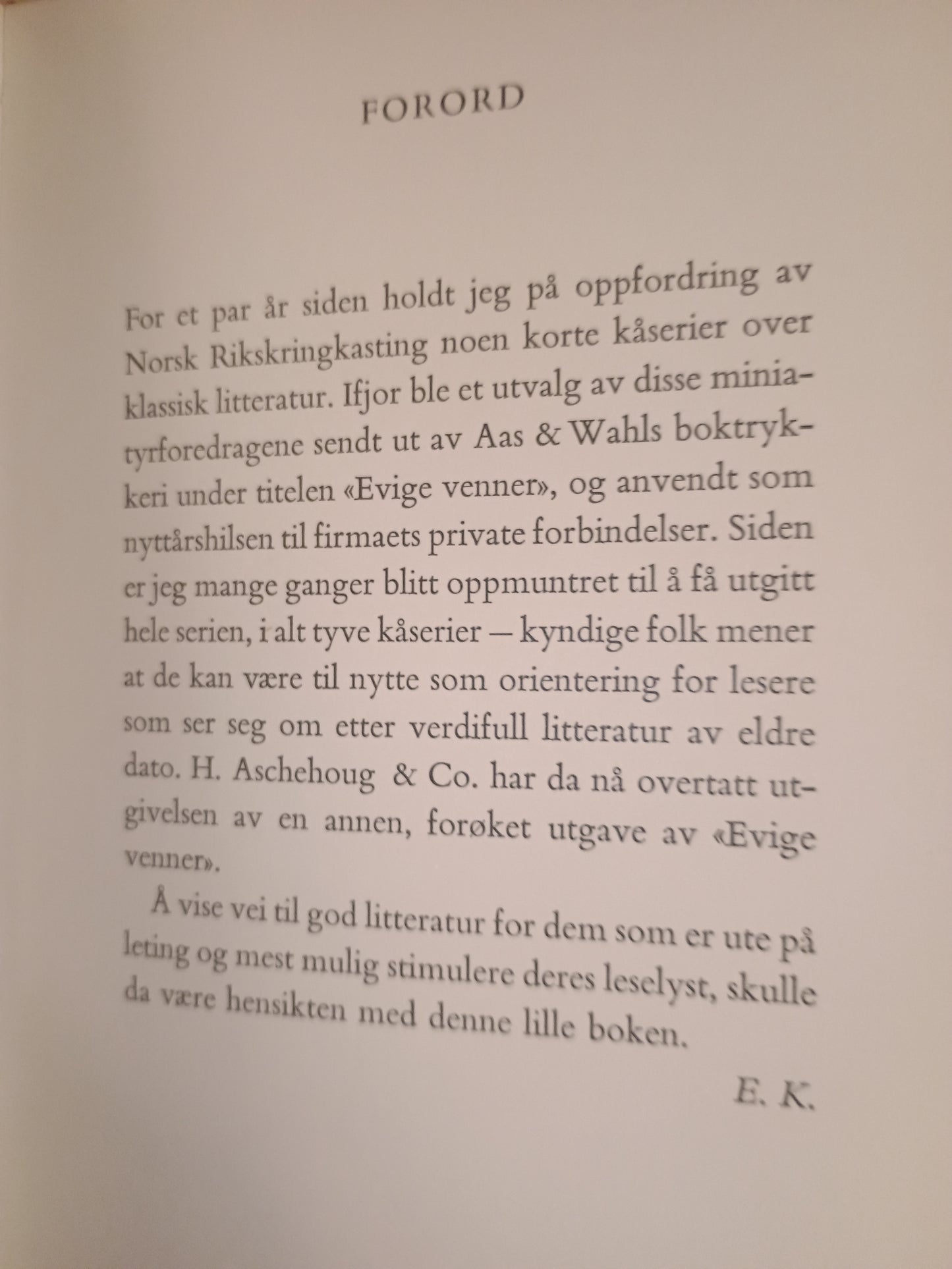 Evige venner: klassisk litteratur i et nøtteskall, Eugenia Kielland