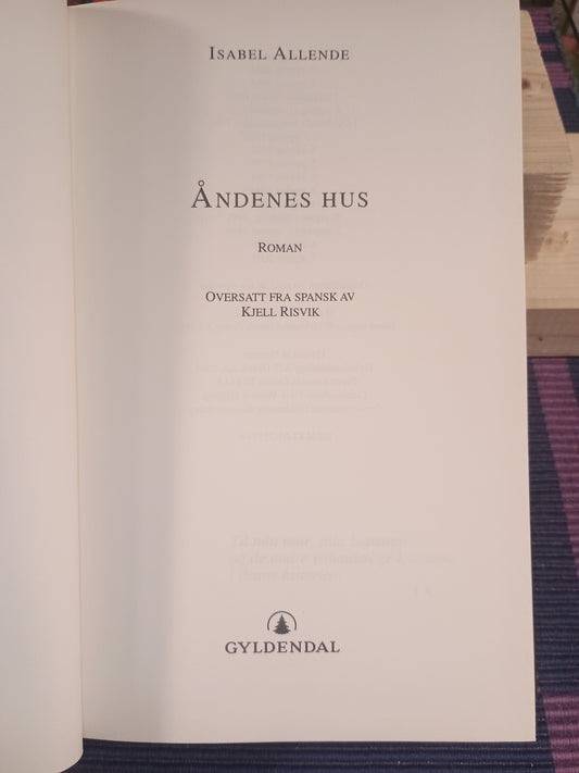 Åndenes hus, Isabel Allende