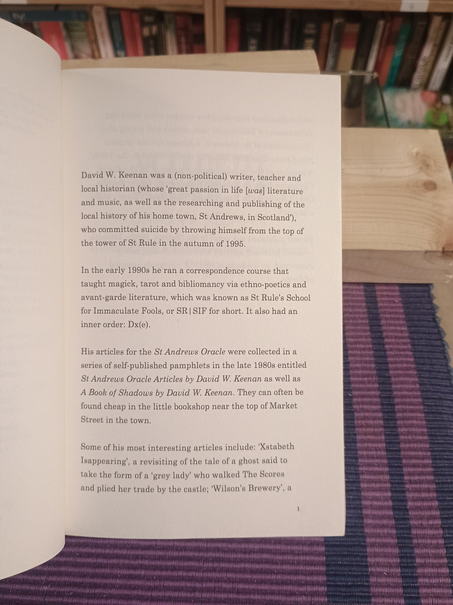 Xstabeth, David Keenan