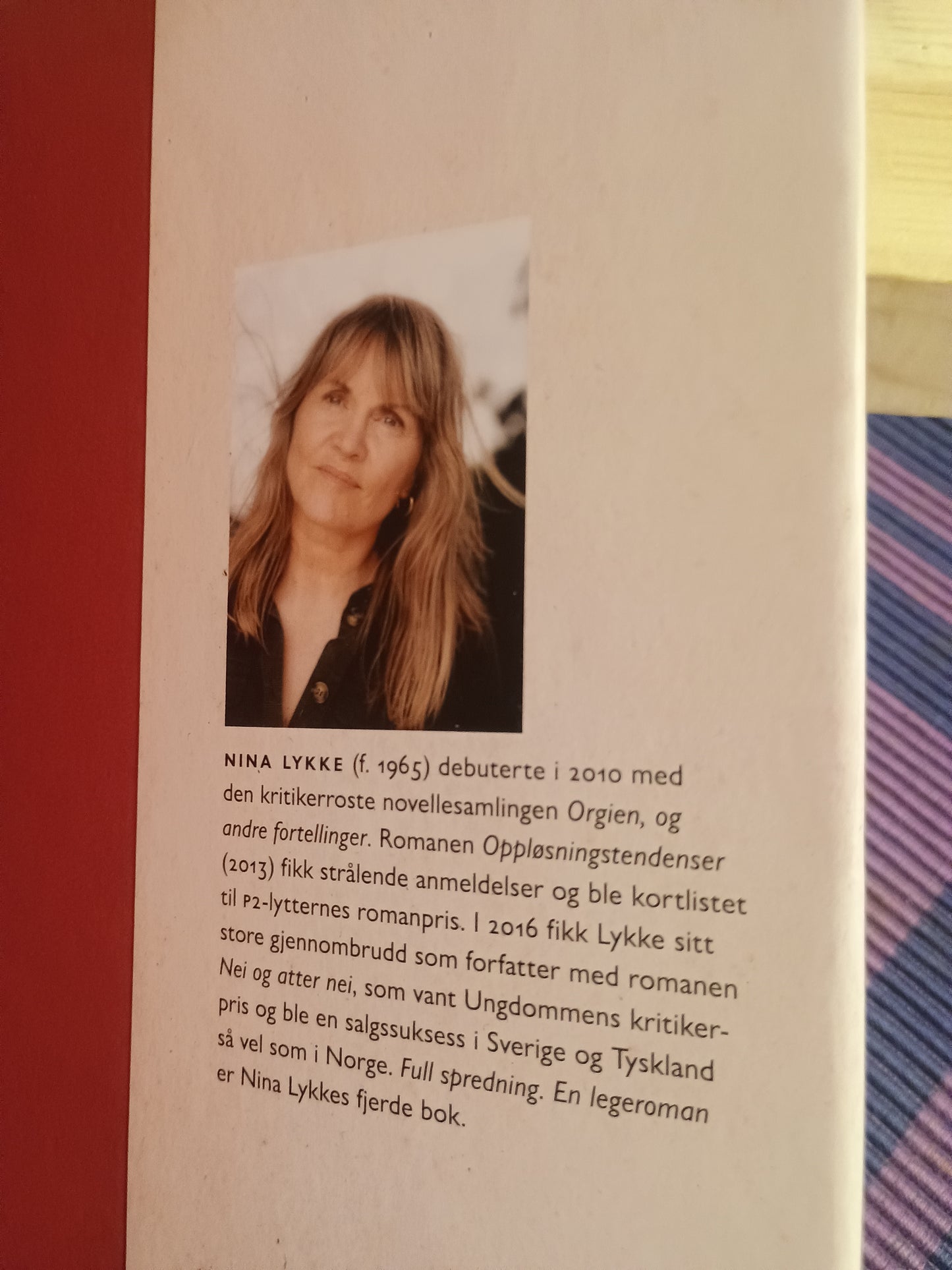 Full spredning, Nina Lykke