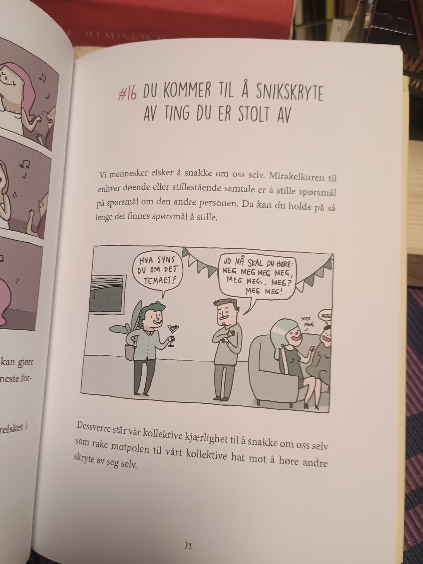Lykke til! 52 ting du dessverre må gjennom før du blir voksen, Tegnehanne og Jostein Larsen