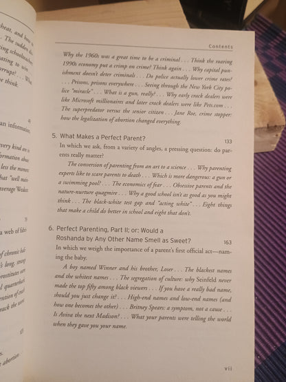 Freakonomics, Steven D. Levitt & Stephen J. Dubner