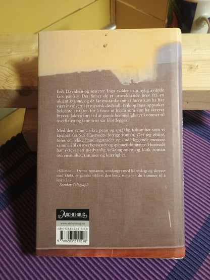 Når du ser meg, Siri Hustvedt