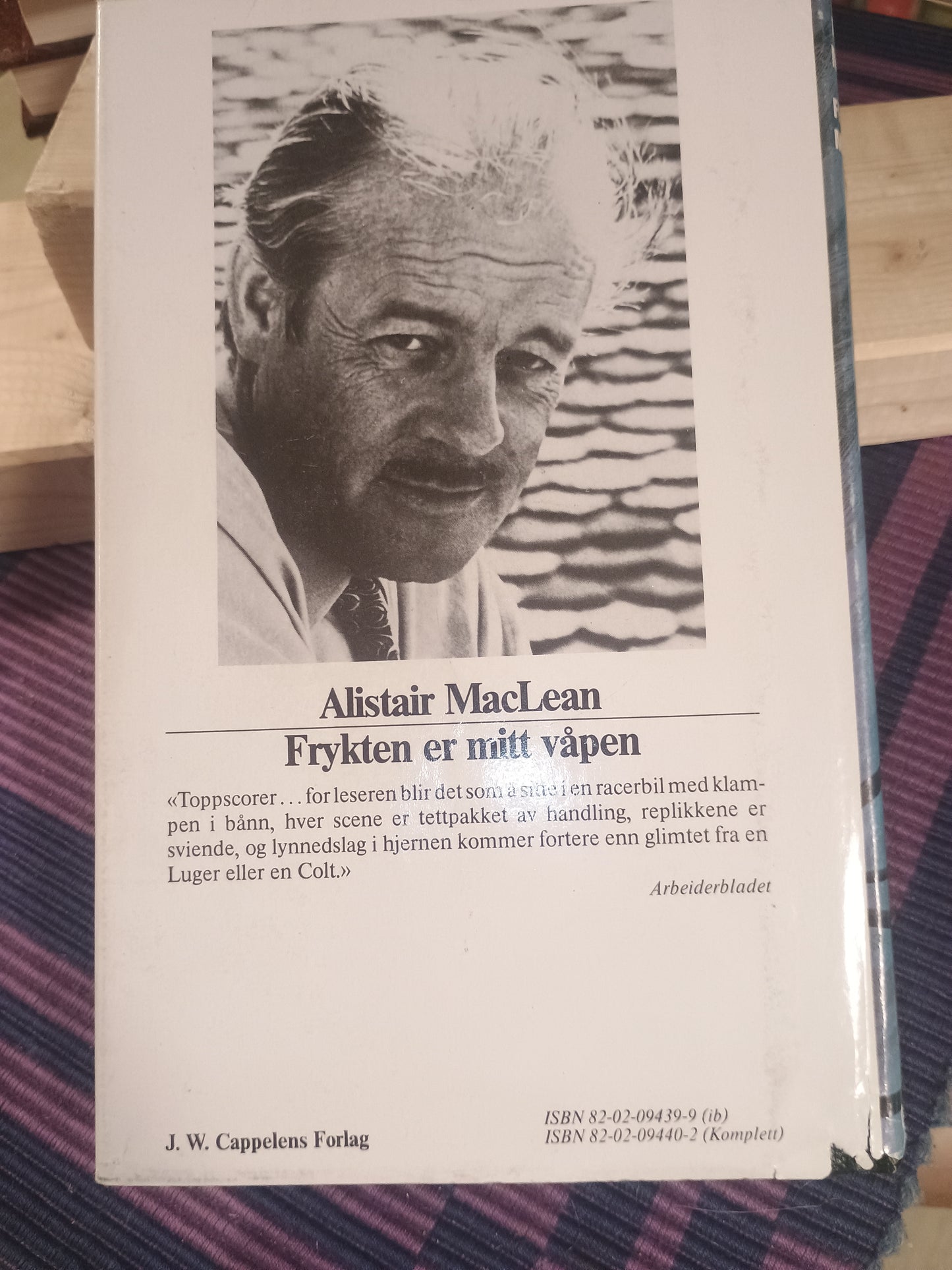 Frykten er mitt våpen, Alistair Maclean