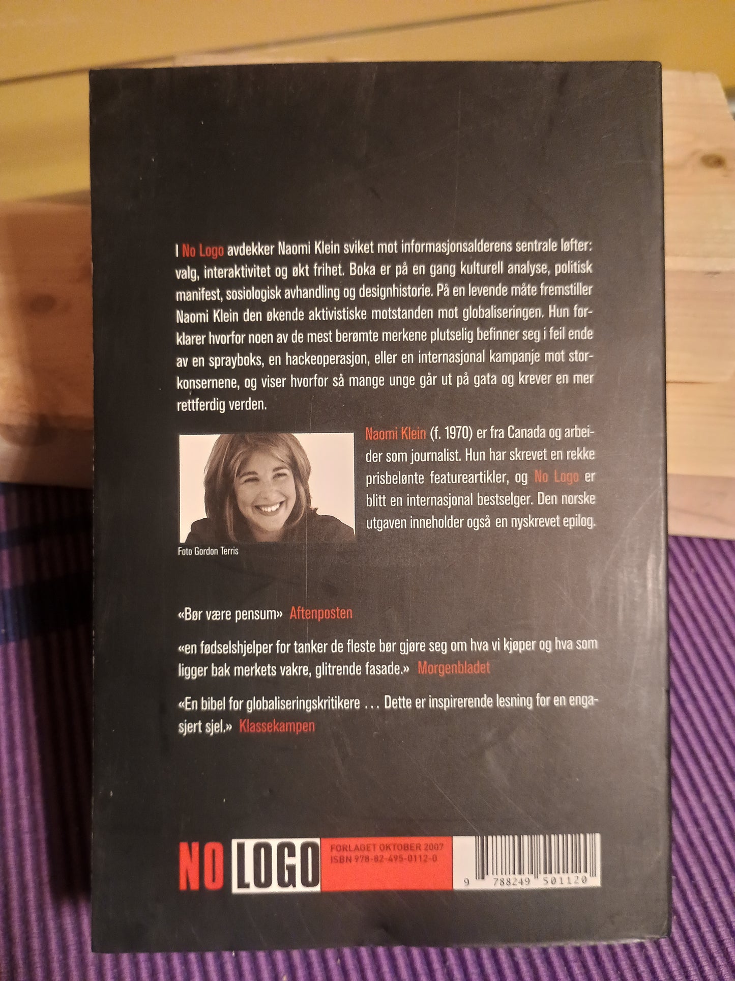 No logo. Naomi Klein